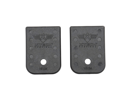 XTech Tactical Enhanced Glock Baseplate 2 Pack, 9mm/.40 S&W