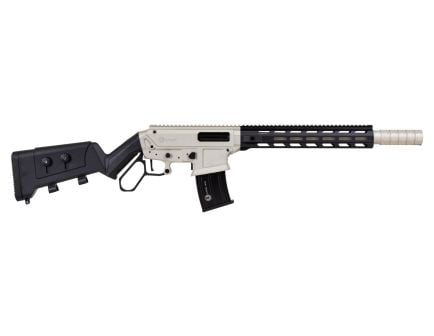 Panzer Arms LEVER 12 18.5" 12 Gauge 5rd Mag, Shotgun Nickel w/ Synthetic Stock - PALVNSS