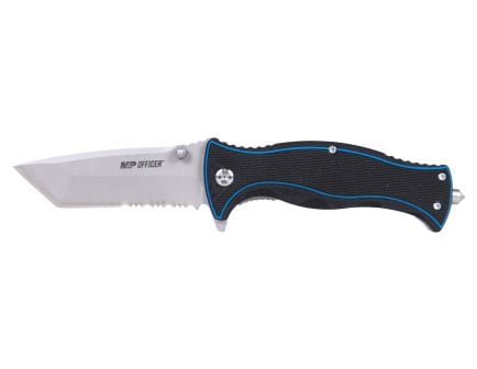 Smith & Wesson M&P Officer Folding Tanto Knife, Black/Blue - 1135797