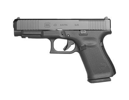 Glock G49 G5 MOS 9mm 4.49" 15rd Pistol, Black