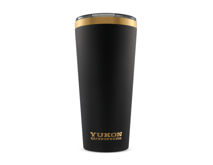 Yukon Outfitters 32 oz Double Pint, Black/Gold - YDP32BLKG-PVD