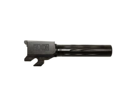 Faxon Firearms Button Rifled Flame Fluted Drop-In Barrel 9mm Fits Sig Sauer P320 Compact, Black