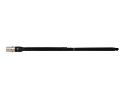 Faxon Firearms Match Rifle-Length 5R Button Rifled Heavy Fluted Barrel 6.5 Creedmoor 24", Black