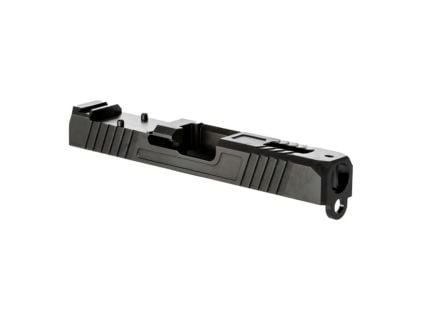 Brownells Premium Windowed Slide Fits Glock G19, Black