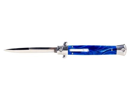 Master Cutlery Spear Point Stilleto OTF Knife, Blue Pearl - PK-49