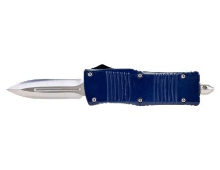 Master Cutlery Drop Point OTF Knife, Blue (CA Compliant) - SE-1341BL
