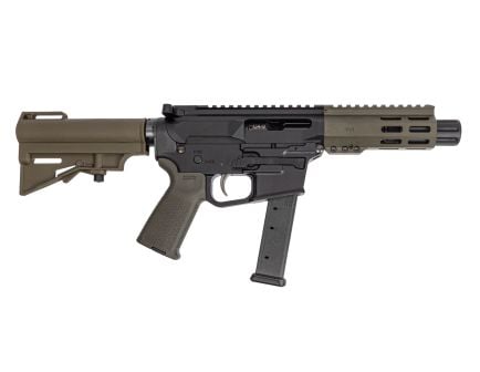 PSA Gen4 4" 9MM 1/10 GX Lightweight HEX M-Lok MOE EPT Har-15 Pistol, ODG