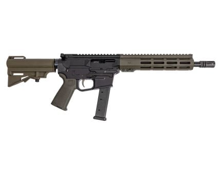 PSA Gen4 10.5" 9MM 1/10 GX Lightweight HEX M-Lok MOE EPT Har-15 Pistol, ODG