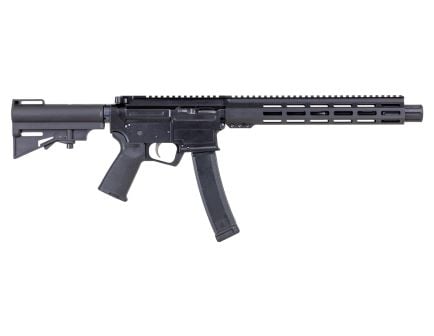 PSA ARV 10.5" 9MM 1/10 GX Lightweight HEX M-Lok MOE EPT Har-15 Pistol, Black