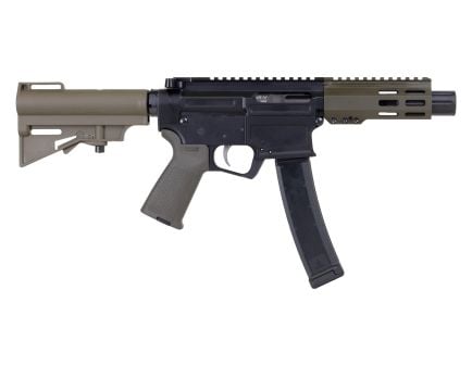 PSA ARV 4" 9MM 1/10 GX Lightweight HEX M-Lok MOE EPT Har-15 Pistol, ODG