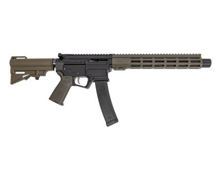 PSA ARV 10.5" 9MM 1/10 GX Lightweight HEX M-Lok MOE EPT Har-15 Pistol, ODG