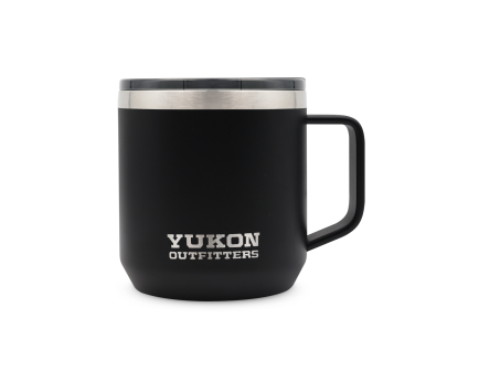Yukon Outfitters 16oz Freedom Coffee Mug, Black - YOMG16BLK