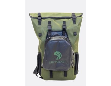 Dry Pocket Waterproof Backpack & Dry Bag 30L, Army Green - 1175