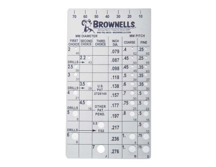 Brownells Metric Screw Checker