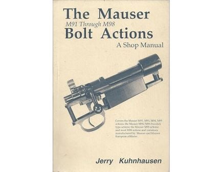 Heritage Gun Books Mauser M91-M98 Bolt Action Shop Manual