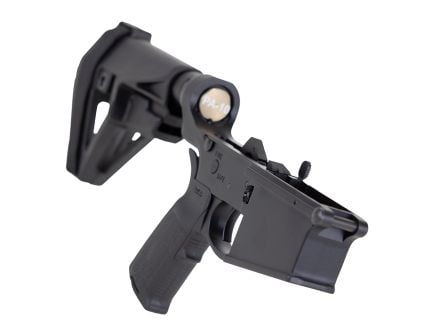 PSA PA10 MIAD Complete Lower w/ SBA5 Brace, Black