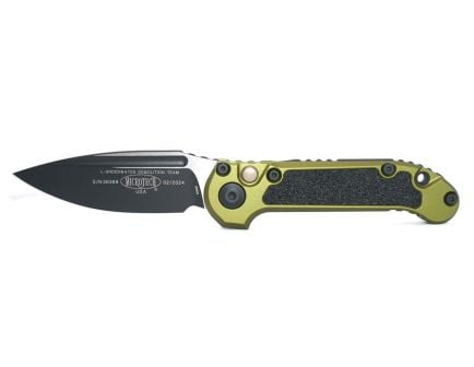 Microtech LUDT C/P Folding Drop Point Knife, OD Green - 1135-1OD