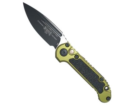 Microtech LUDT C/P Folding Drop Point Knife, OD Green - 1135-1OD
