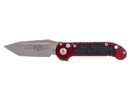 Microtech LUDT T/E Gen III Apocalyptic Folding Tanto Knife, Merlot Red - 1136-10APMR