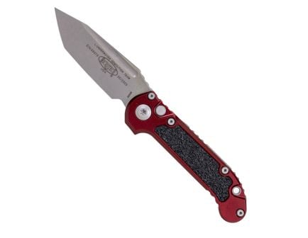 Microtech LUDT T/E Gen III Apocalyptic Folding Tanto Knife, Merlot Red - 1136-10APMR
