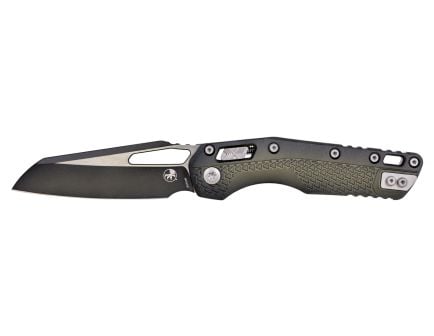 Microtech MSI S/E Ram-Lok Folding Sheepsfoot Knife, Bazooka Green - 210T-1PMFBO