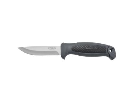 Camillus Felix Fixed Blade Drop Point Knife and Fire Starter, Black - CAM-19619