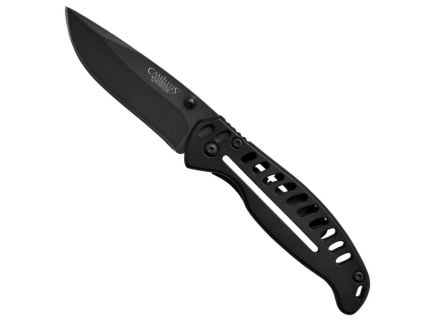Camillus EDC3 Folding Drop Point Knife, Black - CAM-19430-001