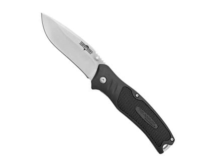 Camillus Western Blacktrax Folding Drop Point Knife, Black - CAM-19366