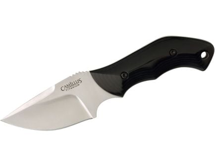 Camillus HT-7 Fixed Blade Drop Point Knife, Black - CAM-99977