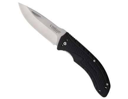 Camillus Guise II Folding Drop Point Knife, Black - CAM-19831