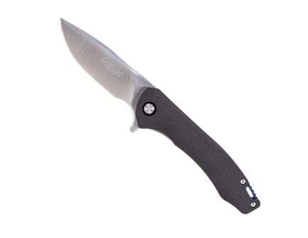 Camillus Scivik Folding Drop Point Knife, Black - CAM-19362