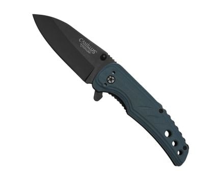Camillus Impluse II Folding Drop Point Knife, Blue - CAM-19435-001