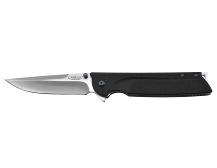 Camillus Keto Folding Drop Point Knife, Black - CAM-19392