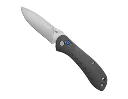 Camillus Rovax Folding Drop Point Knife, Black - CAM-19618