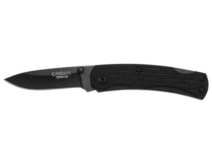 Camillus Camlite Mini Folding Drop Point Knife, Black - CAM-19197-003