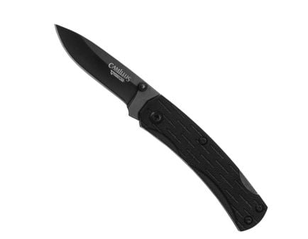 Camillus Camlite Mini Folding Drop Point Knife, Black - CAM-19197-003
