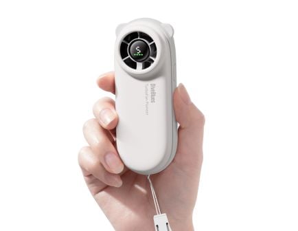Diveblues TurboBear Handheld Fan, White - D5041-WH