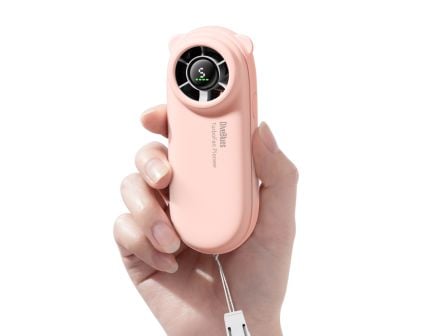 Diveblues TurboBear Handheld Fan, Pink - D5041-PK
