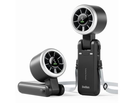 Diveblues JetForce Handheld Fan, Black - N607D-BK