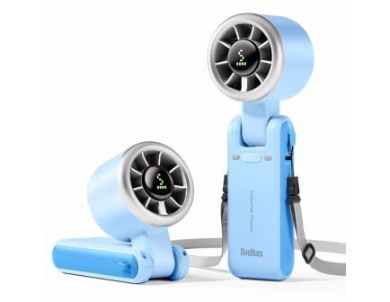 Diveblues JetForce Handheld Fan, Blue  - N607D-BU