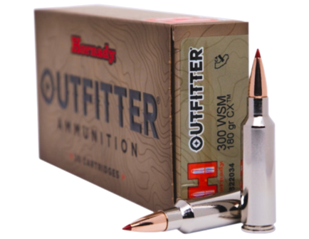 Hornady Outfitter .300 WSM 180 gr CX, 20rds