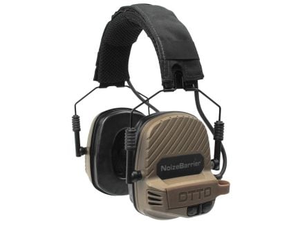 OTTO NoizeBarrier Range SA One Size Fits Most 23 dB Communication Headset, Flat Dark Earth