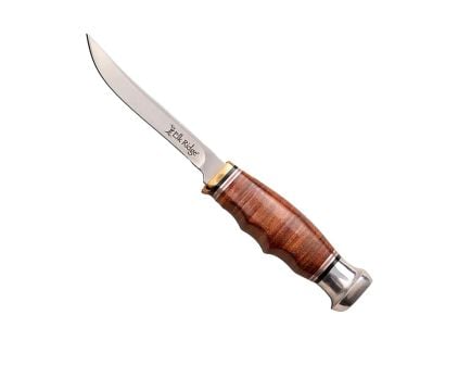 Elk Ridge Outskirt Fixed Clip Blade Knife, Brown - ER-200-31LBR