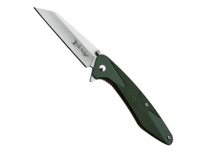 Elk Ridge Hinterland Folding Wharncliffe Knife, Green - ER-HLFDR001CS