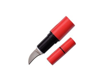 Master Cutlery Femme Fatale Fixed Blade Lipstick Knife, Red - FF-273RD