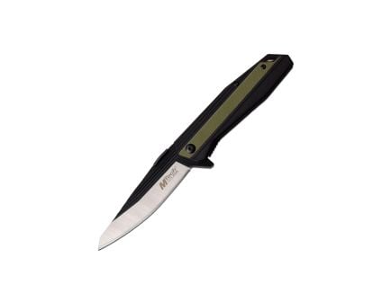 Master Cutlery MTech Manual Drop Point Folding Knife, Green - MT-1081GN