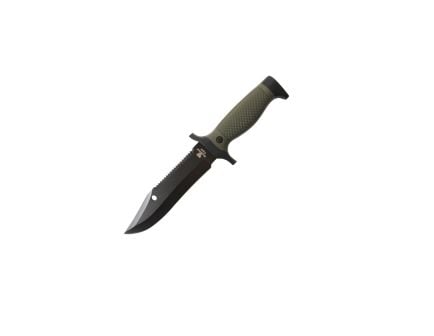 Master Cutlery Snake Eye Tactical Fixed Blade Drop Point Knife, Green - SE-5133GN