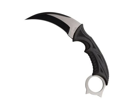 Master Cutlery Survivor The Vested Fixed Blade Karambit Knife, Black - SV-FIX014CS
