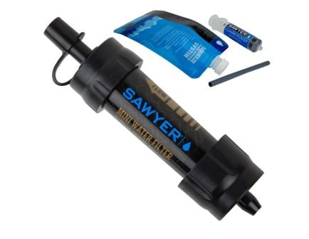 Sawyer Mini 2.50" x 5" x 7" Water Filtration System, Black