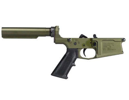 Aero Precision M5 Complete Lower w/A2 Grip, OD Green